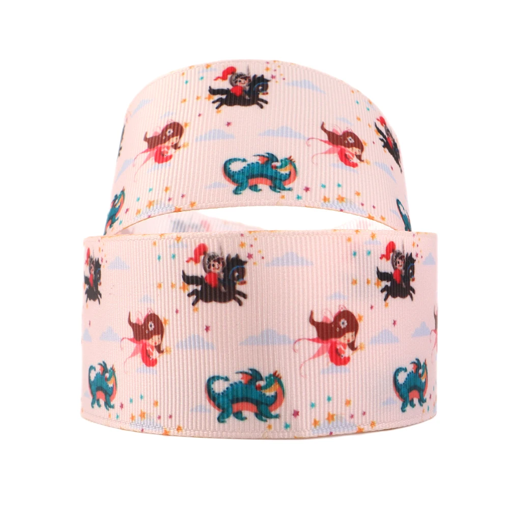 Лента в рубчик с рисунком животного 5 ярдов | Дом и сад