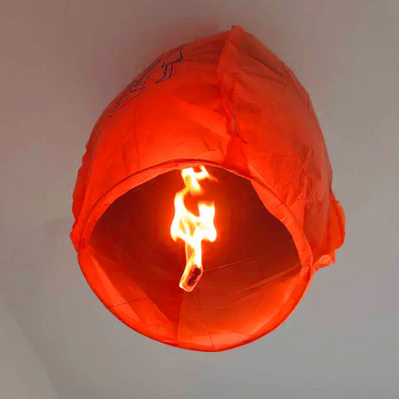 1 шт случайный горячий воздушный шар китайский бумажный фонарик Фонарь желаний