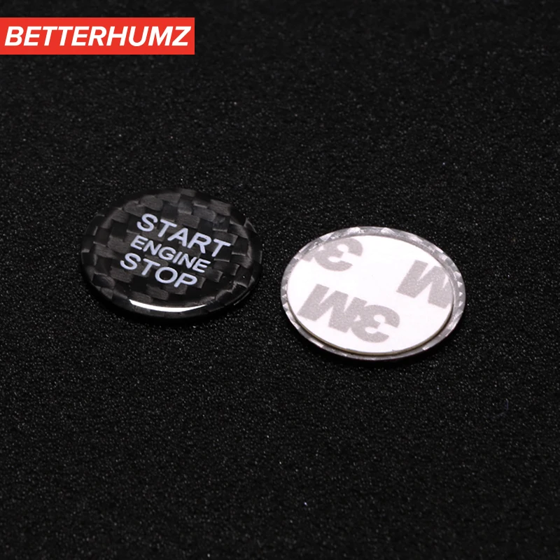Автомобильная кнопка включения и остановки двигателя из углеродного волокна