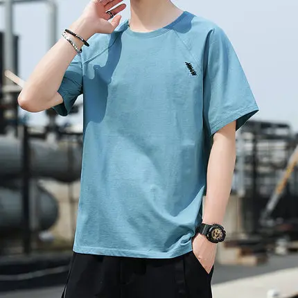 

Summer men's business casual short sleeve t-shirt 6592