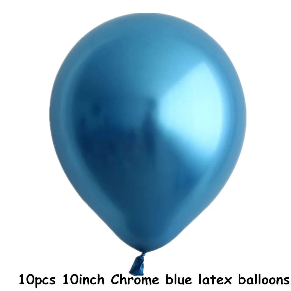 10pcs as the picture 10 шт. металлические светящиеся синие воздушные шары темно-синие латексные воздушные шары на день рождения, свадьбу, вечеринку, декор на День святого Валентина, надувные воздушные шары - Цвет: 10pcs as the picture
