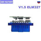 ELM327 1,5 PIC18F25K80 ELM 327 Bluetooth адаптер ELM327 V1.5 ELM 327 считыватель кодов сканер для AndroidПК автомобильный диагностический инструмент ELM