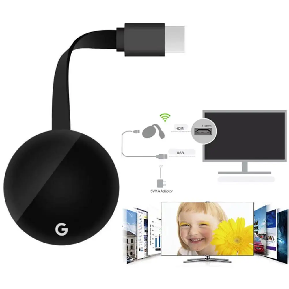 ТВ Стик видео WiFi дисплей Dongle HD Цифровой HDMI медиа видеостример приемник для тюнера