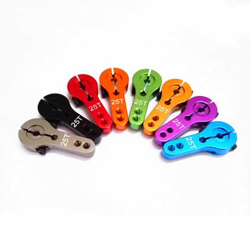 Дропшиппинг 1 шт. 25T 6061CNC металлический RC Серводвигатель рог DoubleLock для Futaba Savox Xcore HL