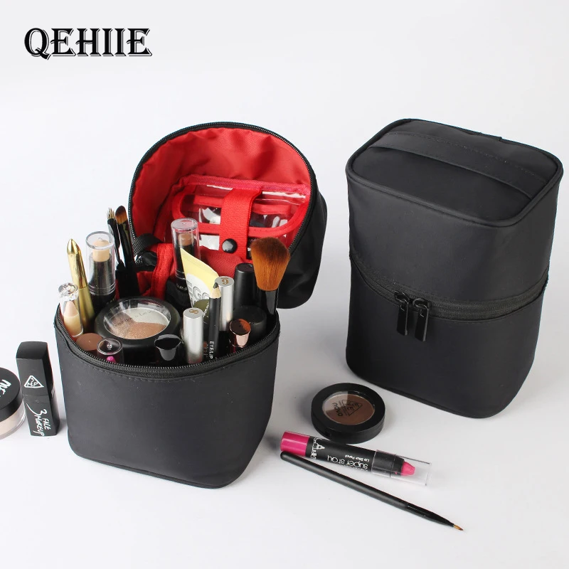 Brand organizer Travel Cosmetic Bags Cases Beauty Lipstick Perfume Women's Bag Zipper Toiletries Storage Pouch Beauty Bag