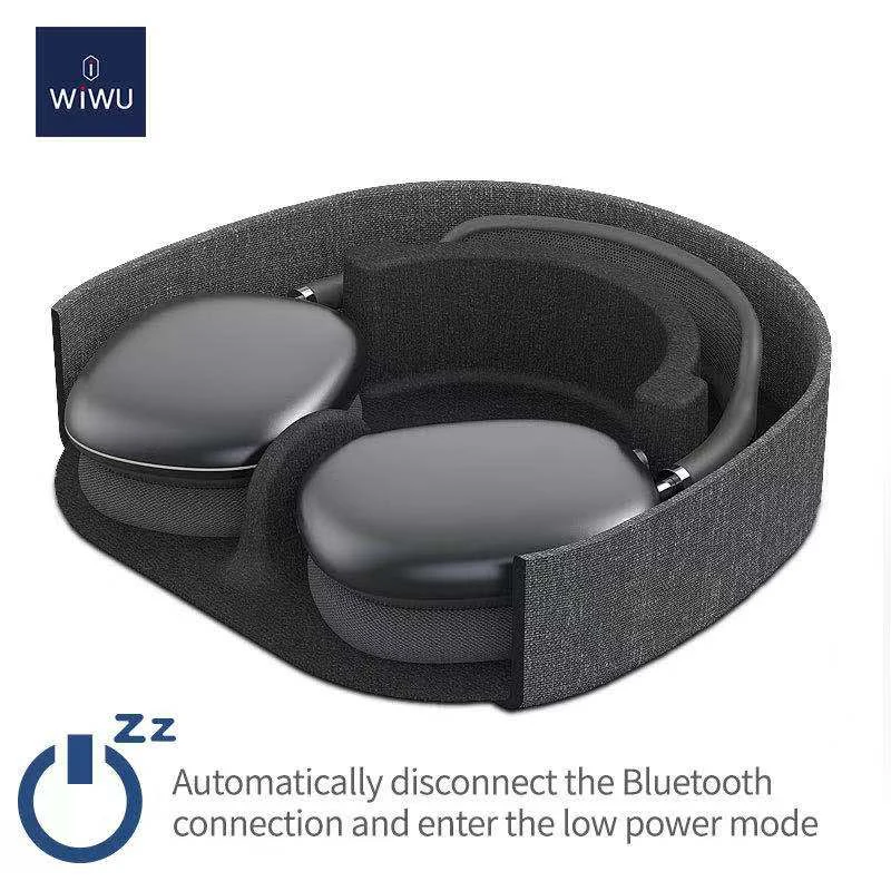 Умный чехол WIWU для Airpods Max EVA Жесткий Чехол водонепроницаемый автоматическое