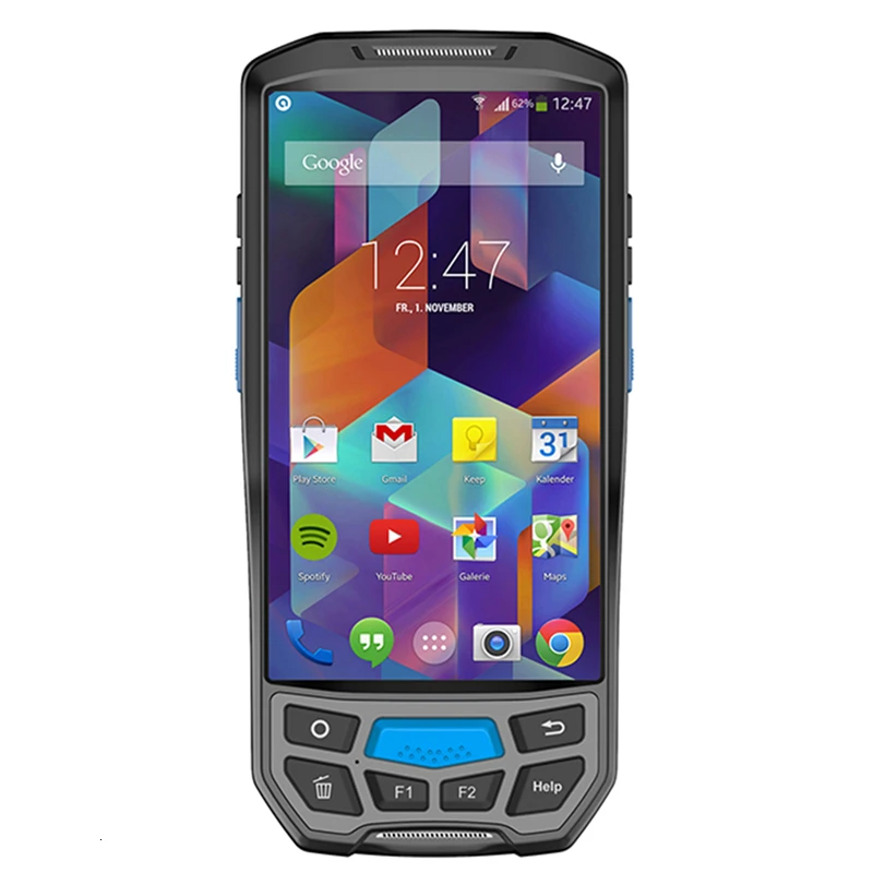 ISSYZONEPOS ручной КПК 5 дюймов Android 7,0 4 г 2D сканер штрих кода 2RAM 16 rom прочный PDA беспроводной считыватель штрих-кодов принтер