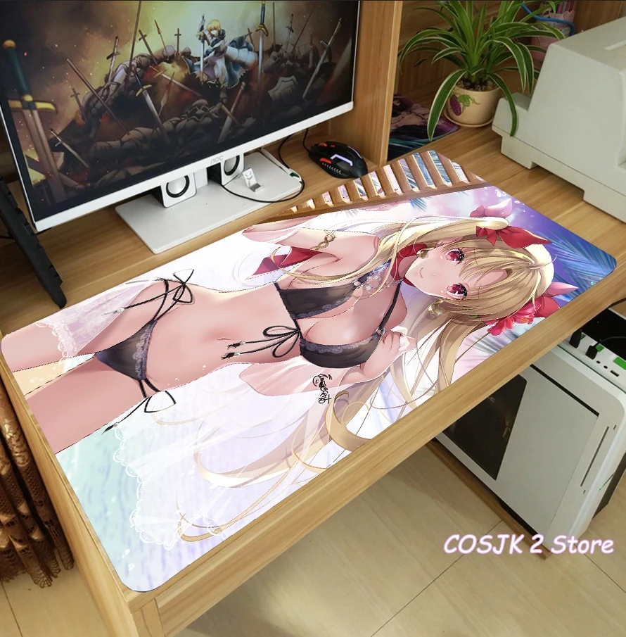 anime fategrand order ereshkigal mouse pad thicken laptop gaming mice mat table keyboard mat anti slip playmat decor xmas gift free global shipping