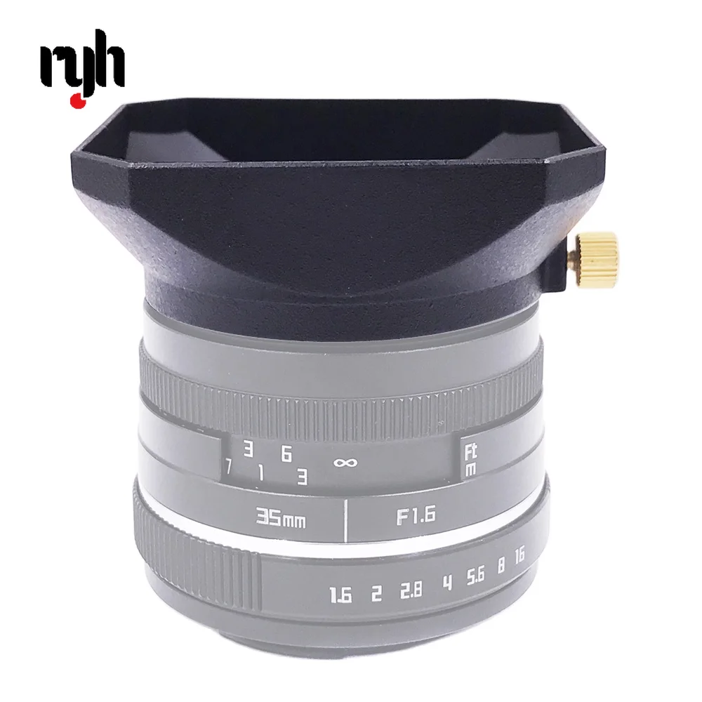 Capa de Lente de Forma mm para Fuji Quadrada 46 49 52 55 58 Nikon Leica Canon Sony Panasonic Pentax Olim Micro Única Câmera 37 39 40.5 43