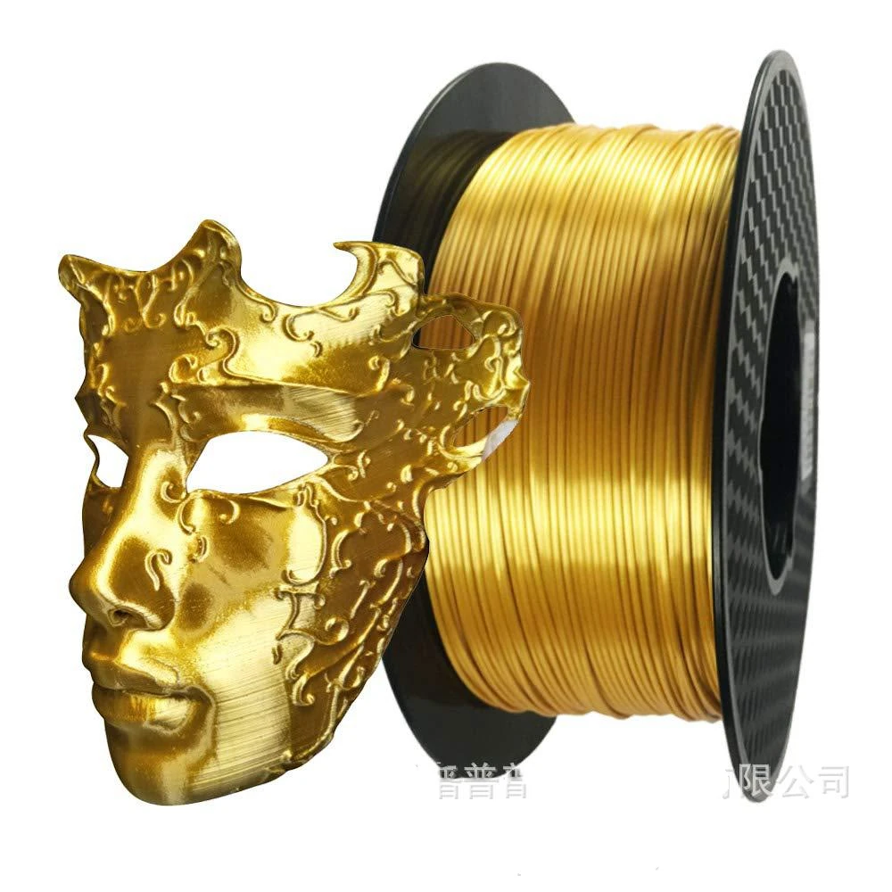 Filamento de Seda Dourada Impressora 0.5kg – 1kg Impressão Plástico Resina Mais Vendidos Pla 3d 1.75mm