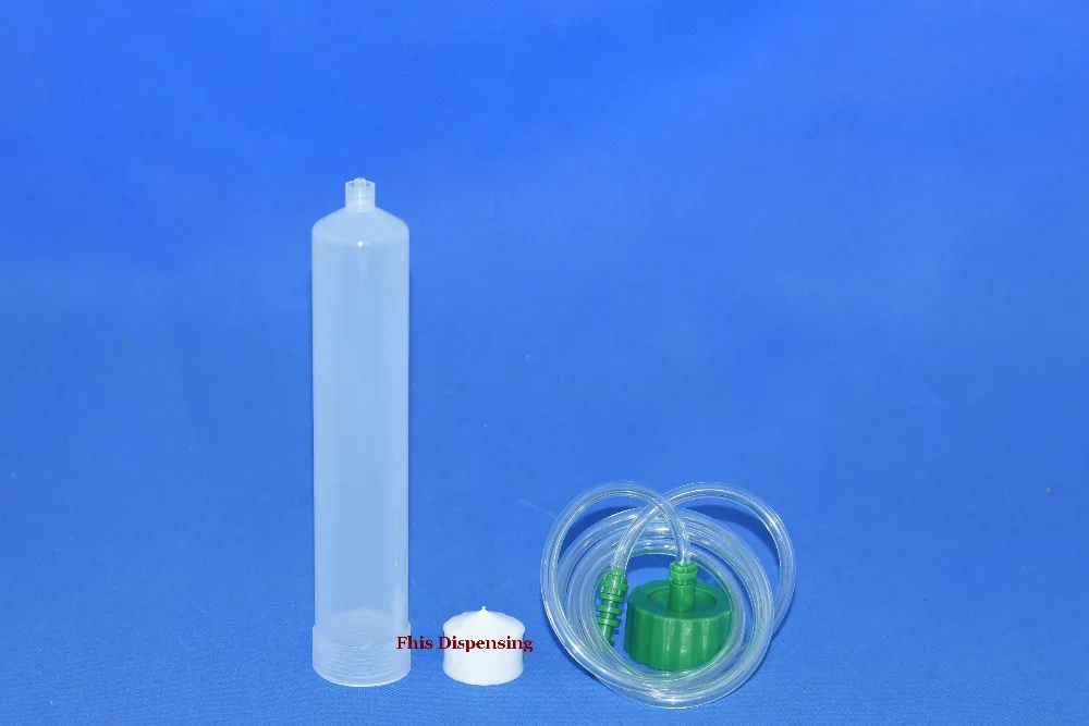 Шприц воздушный прозрачный с адаптером в сборе цилиндр диспенсера наконечником