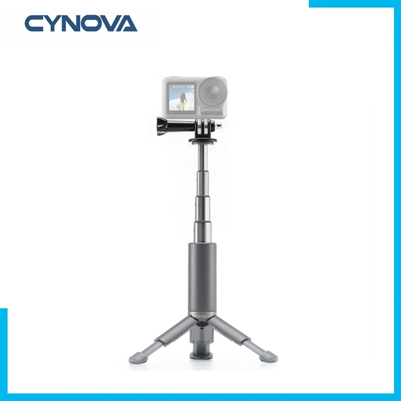 

Cynova For DJI Osmo Action GOPRO HERO9 BLACK Mini Tripod Built Adapter Portable Extend Adjustable Tripod Camera Accessories