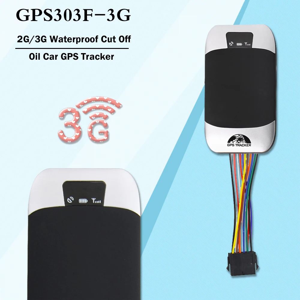 GPS 303F 3G водонепроницаемый IP67 трекинг локатор поддержка отключения масла