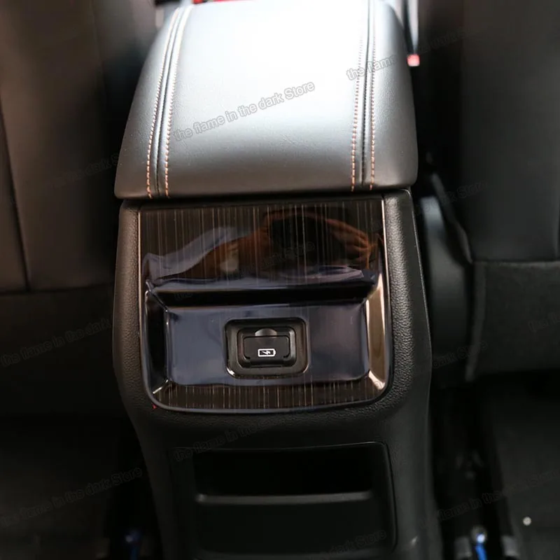 Lsrtw2017 задний подлокотник из нержавеющей стали панель для хранения USB интерфейса