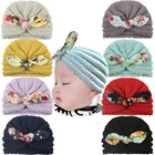 Шапка-бини в винтажном стиле для младенцев, модная женская шапка в полоску, детский головной убор, подарок на день рождения, реквизит для фото