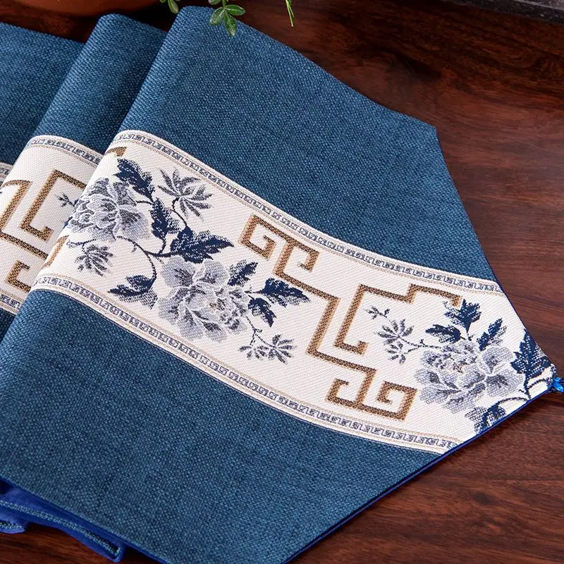 

Country wedding decoration Dining tables luxury jute Table runner Elegant Tablecloth for table Thick Table flag modern linen