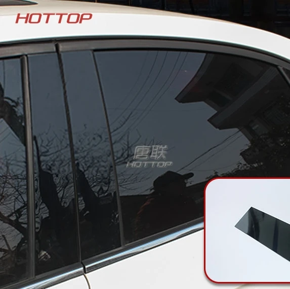 Зеркальная отражающая панель B + C декоративная наклейка для Nissan Tiida Sunny X trail sylphy versa