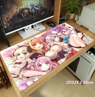 anime hololive vtuber tsunomaki watame amane kanata mouse pad thicken laptop gaming mice mat table keyboard mat playmat gift