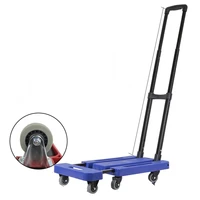 portable dolly folding hand truck for moving luggage cart bungee cords travel moving shopping and office use