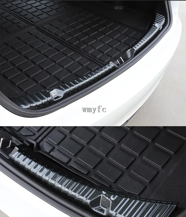 Аксессуары для Tesla Model 3 2021 защитная накладка из нержавеющей стали на внутренний