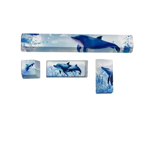 4-клавишные 5-сторонние клавишные колпачки PBT, новые клавишные колпачки, OEM профиль, подходит для механических клавиатур Cherryy MX