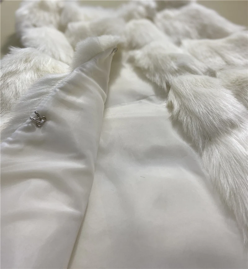 Spring Fall Winter New Fur Imitation Fox Coat Women Long Vest Abrigo Mujer Overwear Bontjas Fourrure Open Stitch | Женская одежда