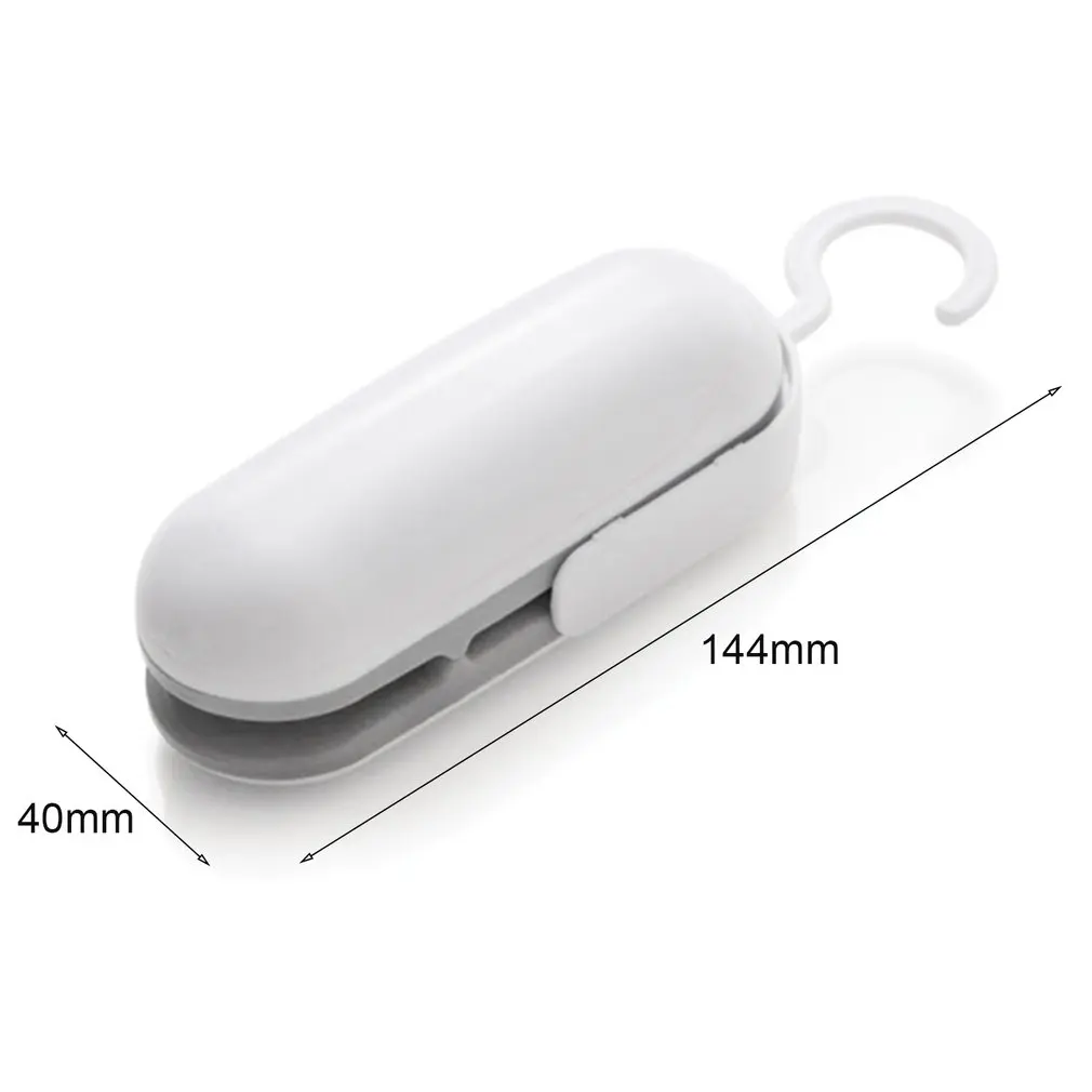 

PREUP Mini Portable Food Sealer Machine Handheld Food Snacks Packaging Vacuum Plastic Bag Heat Sealing Machine Closing Capper