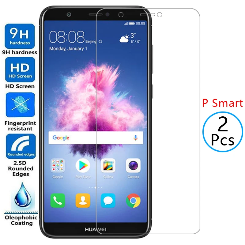 

protective tempered glass for huawei p smart screen protector on psmart smar smat samrt safety film huawey huwei hawei huawi 9h
