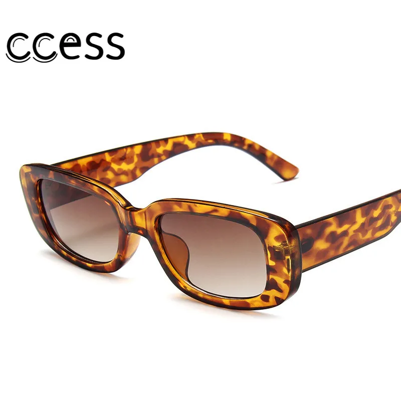 

2020 Fashion Rectangular UV400 Sunglasses for Women Brand Designer Glasses Retro Eyewear Black Men Small Frame Square Sunglasses