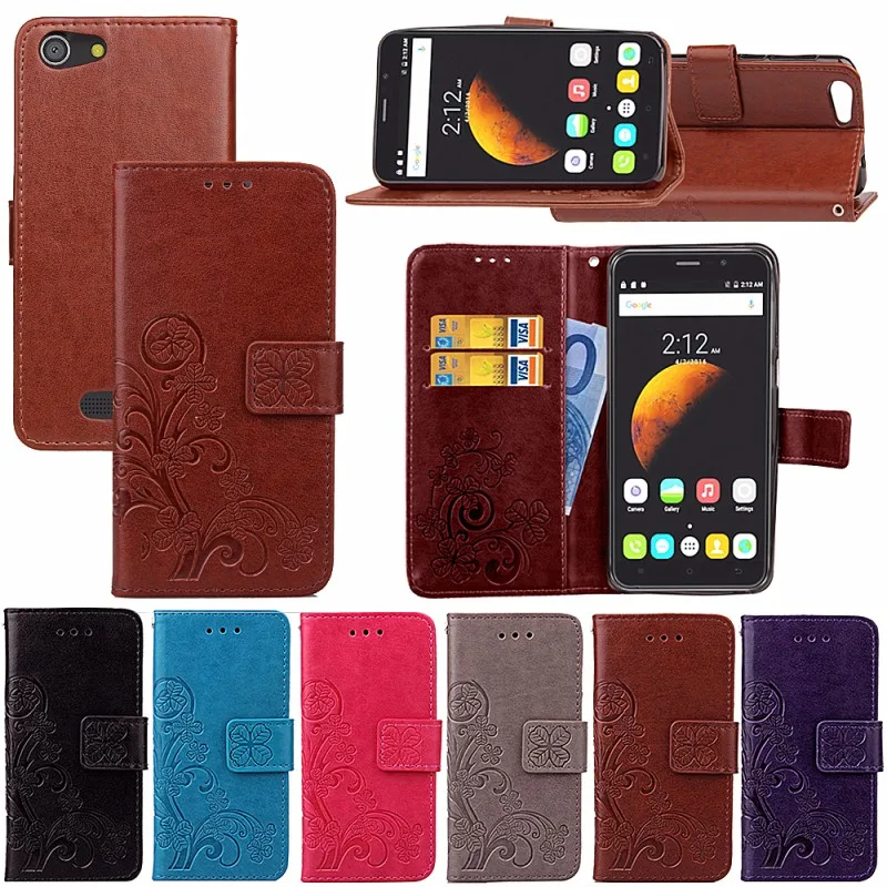 OEEKOI Four Leaf Clover Wallet Flip Cover Case for Cubot Magic/Note Plus | Мобильные телефоны и аксессуары