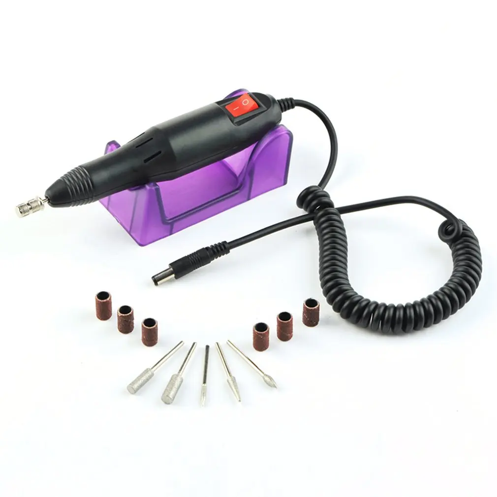 Manicure Grinding Machine Polishing Tool Nail Red Box 2000 Sander Power Piercing Device Polisher White | Красота и здоровье