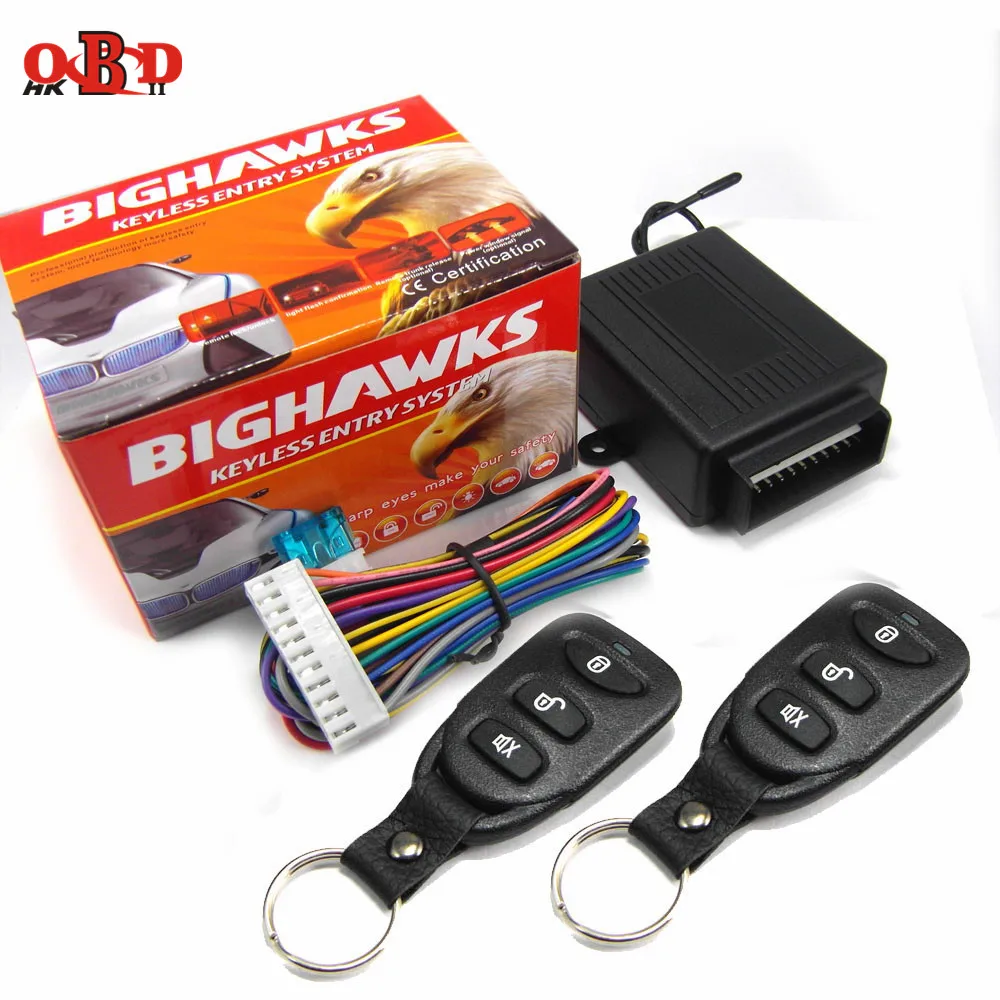 

HKCYSEA Universal Car Alarm Systems Auto Remote Central Kit Door Lock Keyless Entry System Central Locking with Remote M602-8113