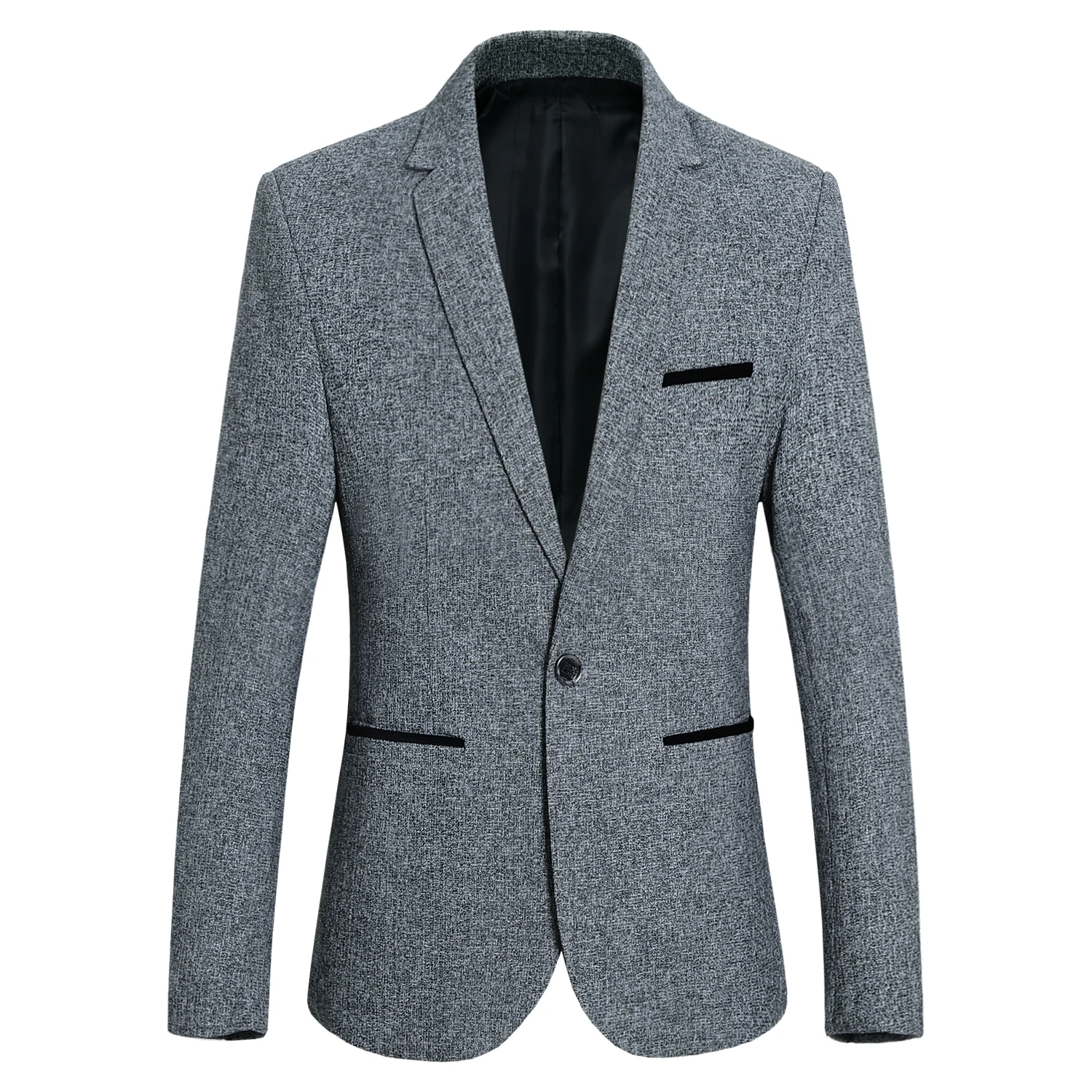 

2020 men's spring and autumn suits Business casual suit wild trend coat Fashion man slim a button down suit jacket