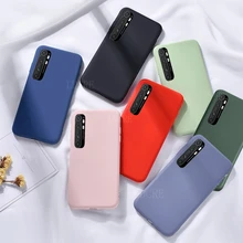 For Cover Xiaomi Mi Note 10 Lite Case For Mi Note 10 Lite Liquid Bumper Soft Case For Redmi Note 8 9T 9 Mi 10T Lite Pro Fundas