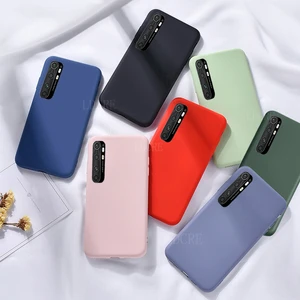 for cover xiaomi mi note 10 lite case for mi note 10 lite liquid bumper soft case for redmi note 8 9t 9 mi 10t lite pro fundas free global shipping