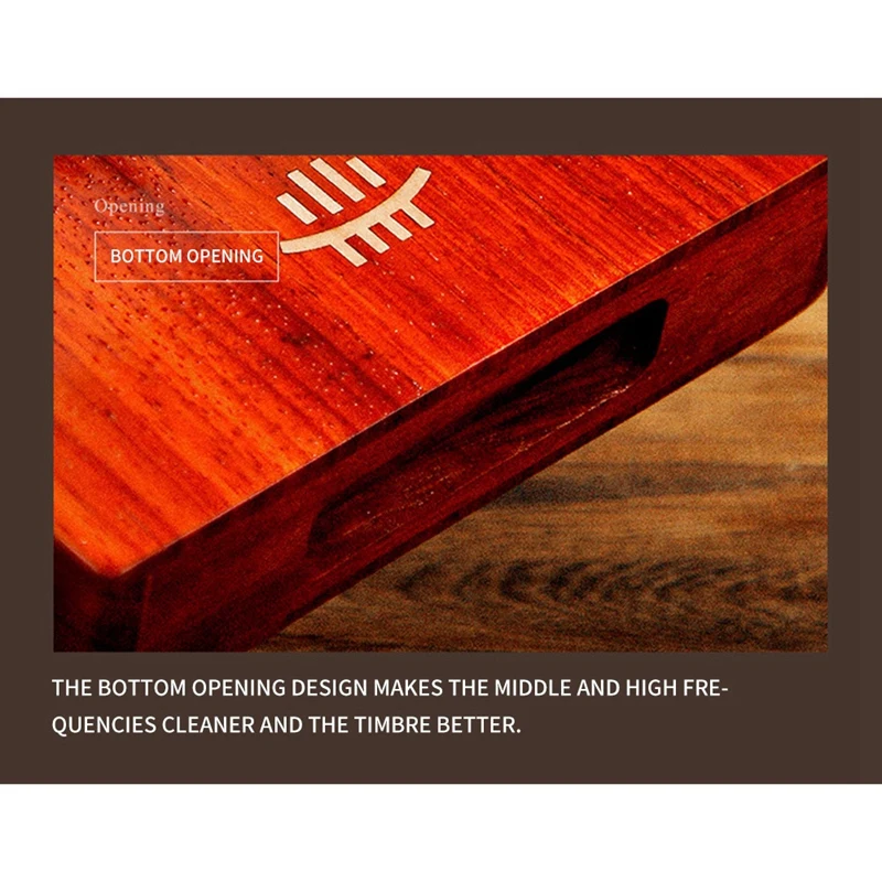 

Hluru Kalimba Thumb Piano 21 Keys Wooden Gecko Full Solid Kalimba Plate Board Mbira Musical Instrument for Beginner