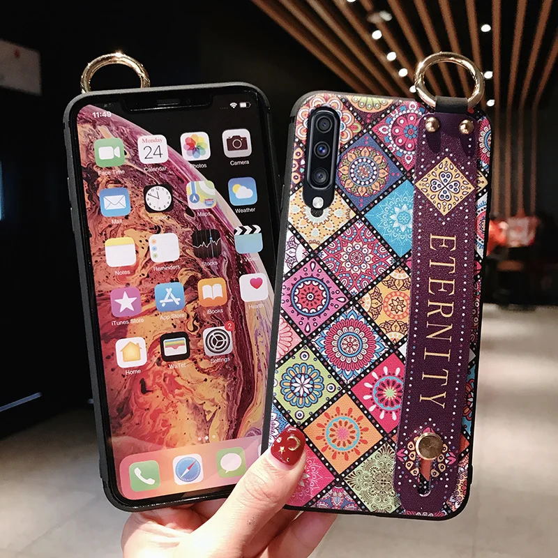 SoCouple чехол для samsung Galaxy A50 A70 A30 A20 A10 S8 S9 S10 Plus, Note 8, 9, 10, плюс A40 A60 S10e ремешок держатель телефона чехол