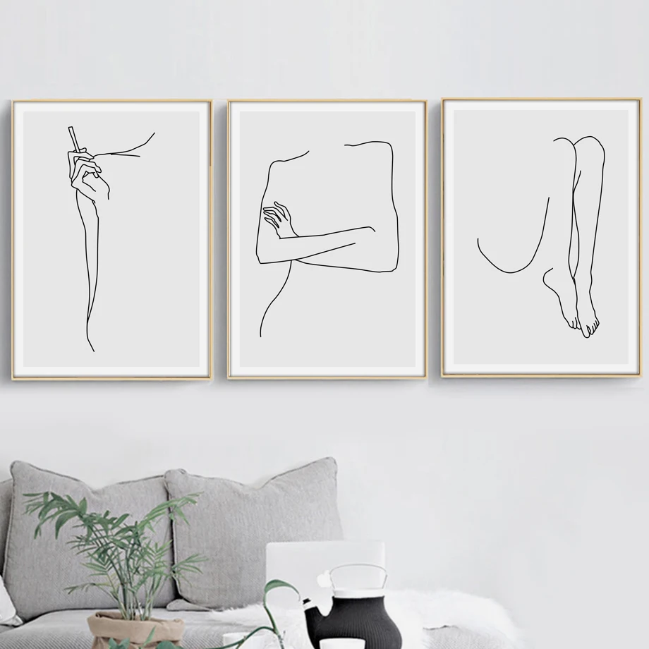 

Geometrische Curve Lichaam Muur Schilderen Poster En Printmaking Art Abstract Muur Foto Voor Slaapkamer Canvas Schilderij