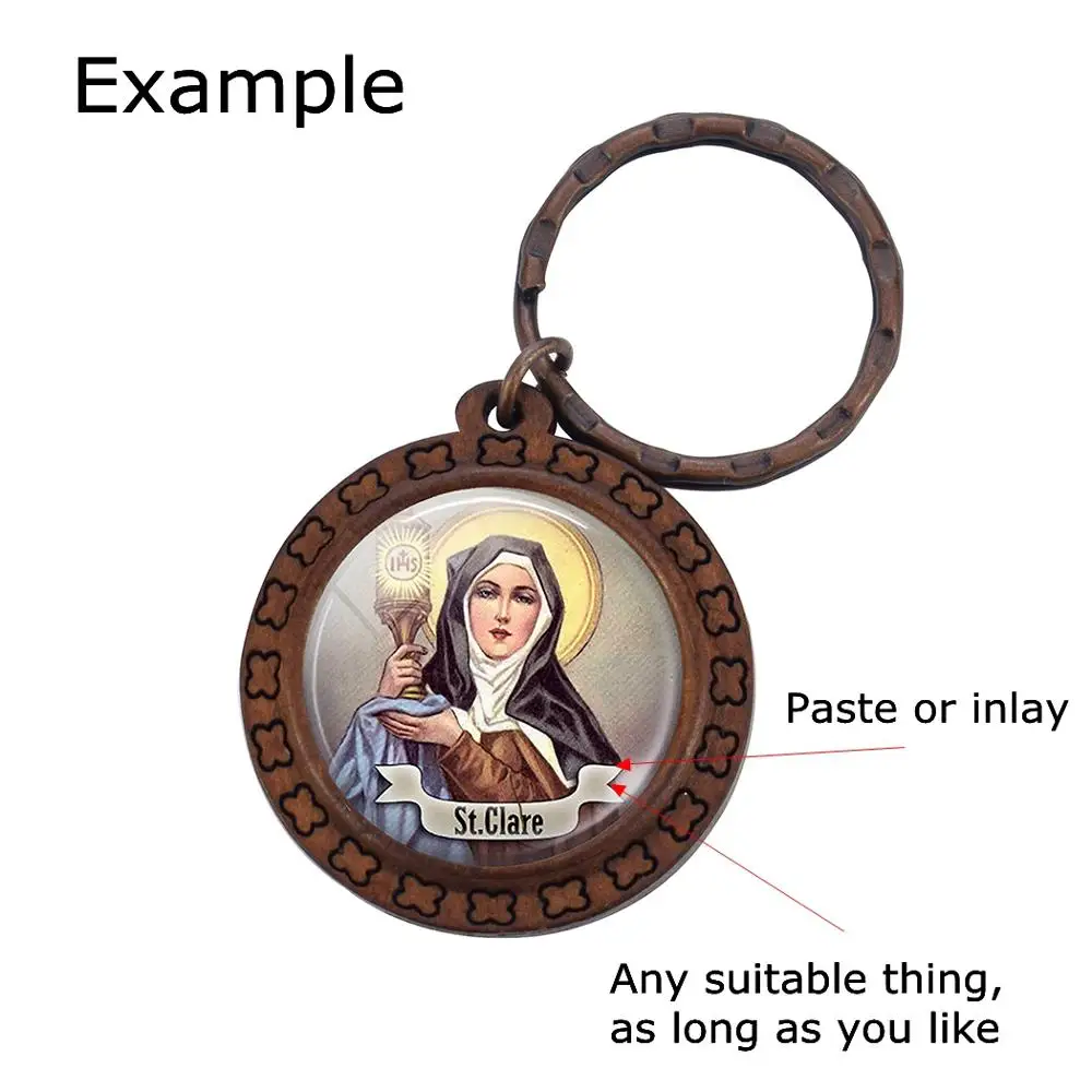 10 шт. деревянные брелки для ключей | Дом и сад