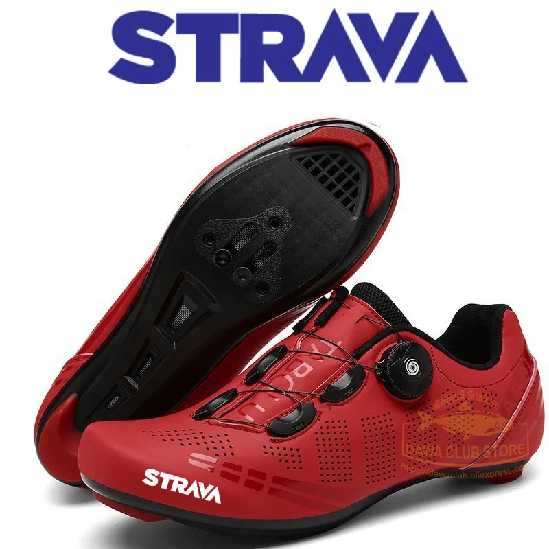 

2022 new STRAVA mountain bike shoes sports racing men and women light riding with lock road shoes riding without lock shoes