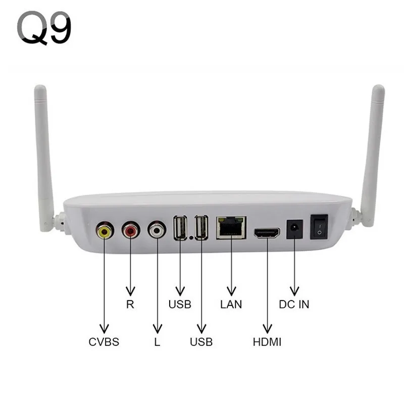 

Q9 2 + 16GB Android Media Box NEO Multimedia Player