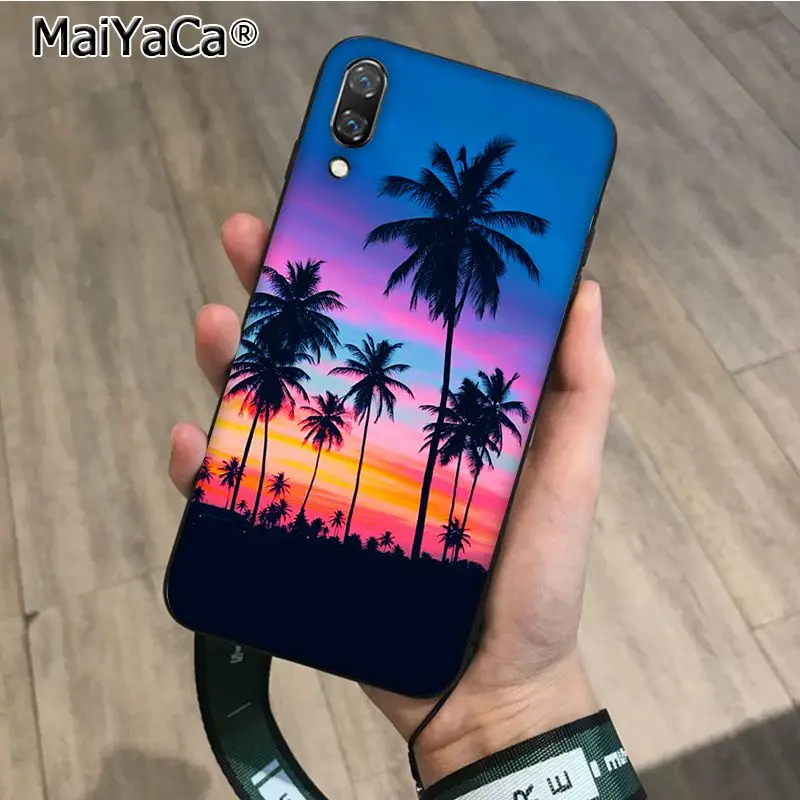 MaiYaCa Clean Sea blue Sky beach TPU Soft Silicone Phone Cover for Huawei P10 plus 20 pro P20 lite mate9 10 honor view10 | Мобильные