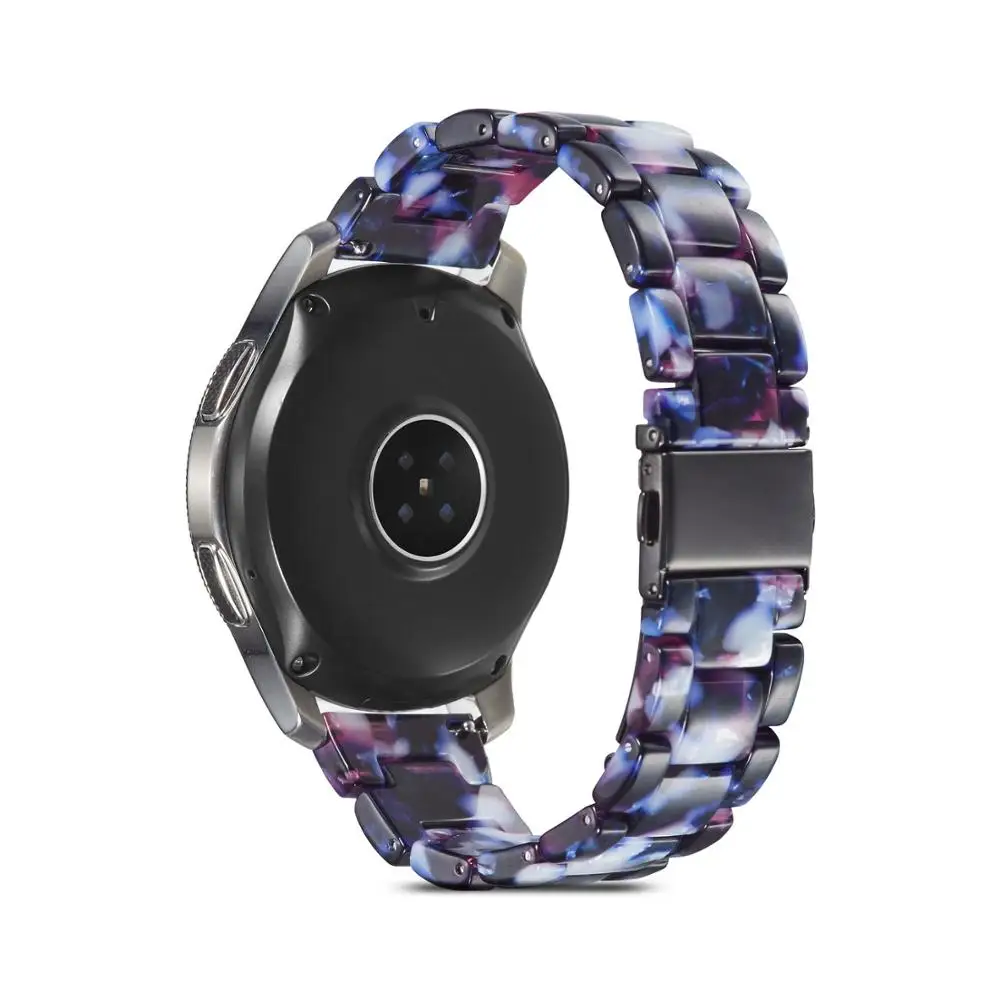 20 мм 22 мм ремешок для часов из смолы для samsung galaxy gear s3 ремешок из нержавеющей стали Пряжка galaxy 46 мм huawei gt ремешок для часов