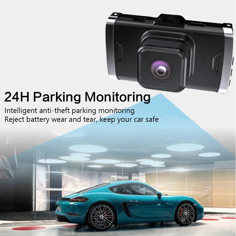 HD Car Rear View Camera Dual lens DVR Dash Cam Recorder Mirror Reverse Video USB Monitoring Parking Image | Автомобили и