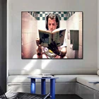 MT475 криминальная художественная картина из фильма Vega, забавная Настенная картина в туалете для ванной комнаты, Картина на холсте, плакаты, принты для гостиной, домашний декор