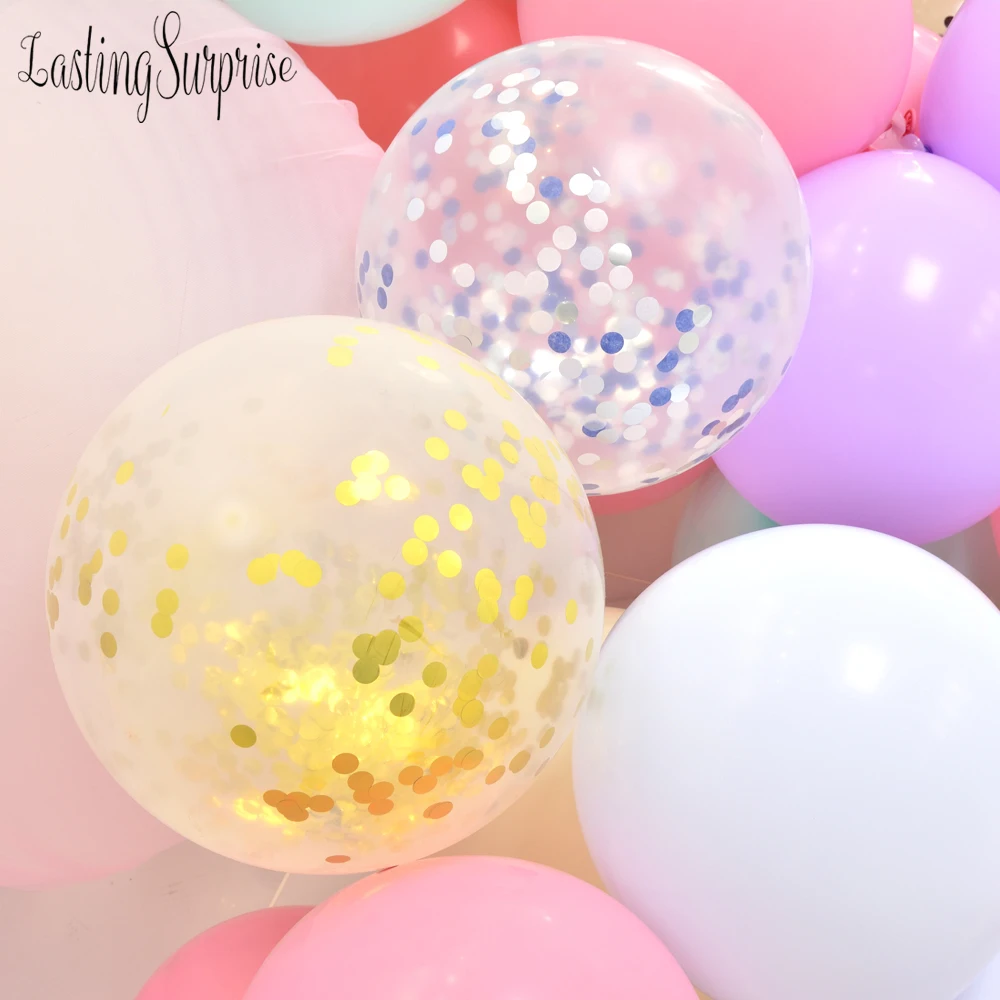 5 шт. 12-дюймовые воздушные шары с конфетти | Дом и сад