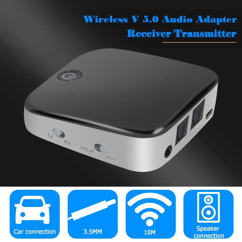 BTI-029 Receiver Transmitter 3.5mm AUX SPDIF Audio Adapter for TV PC Multipoint Connection One Drag Two Function | Электроника