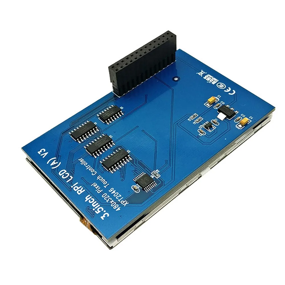 Новый сенсорный ЖК-дисплей 3 5 дюйма TFT + чехол из АБС-пластика теплоотвод для Raspberry