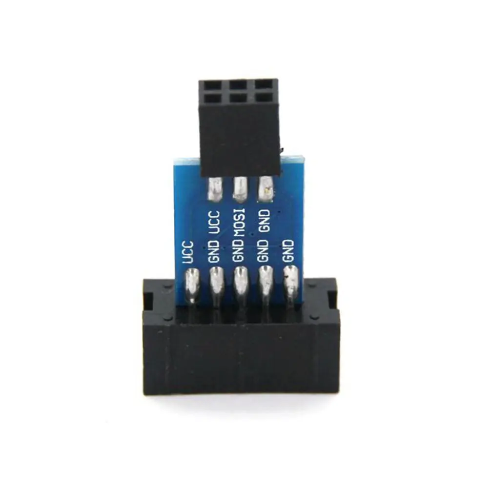 10 Pin конвертировать в стандартный 6 адаптер плата F ATMEL AVRISP USBASP STK500 | Электроника