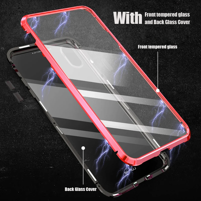 Роскошный 360 полный корпус Магнитный чехол для iPhone 11 Pro XS Max XR X 7 8 Plus iPhone11 чехол iPhone7 iPhone 8 iPhone 8
